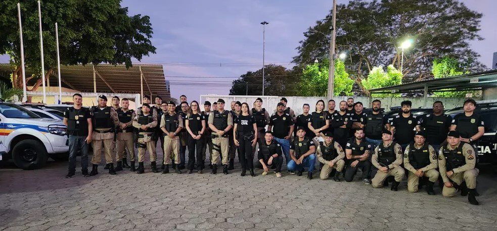 Três suspeitos de homicídio e tráfico de drogas são presos