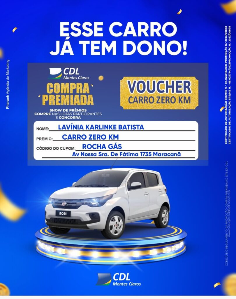 Fiat Mobi sai para ganhadora no Maracanã