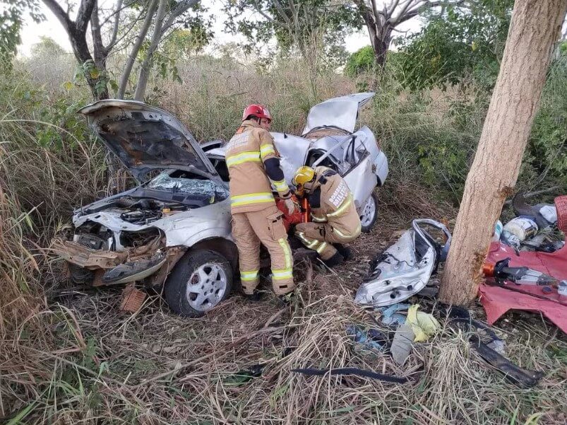 Motorista morre e irmão fica ferido em acidente na LMG-135