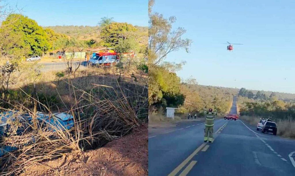 Um morto e oito feridos na MGC-135