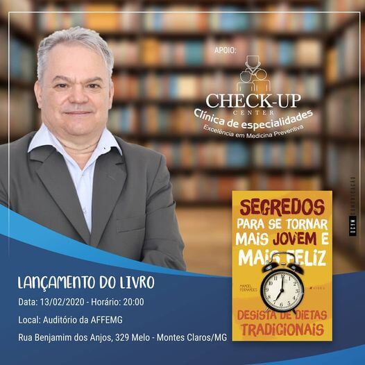 Cardiologista lança livro em Montes Claros