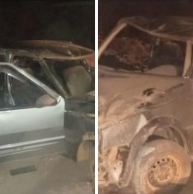 Mulher morre e outras duas ficam feridas em capotamento de carro