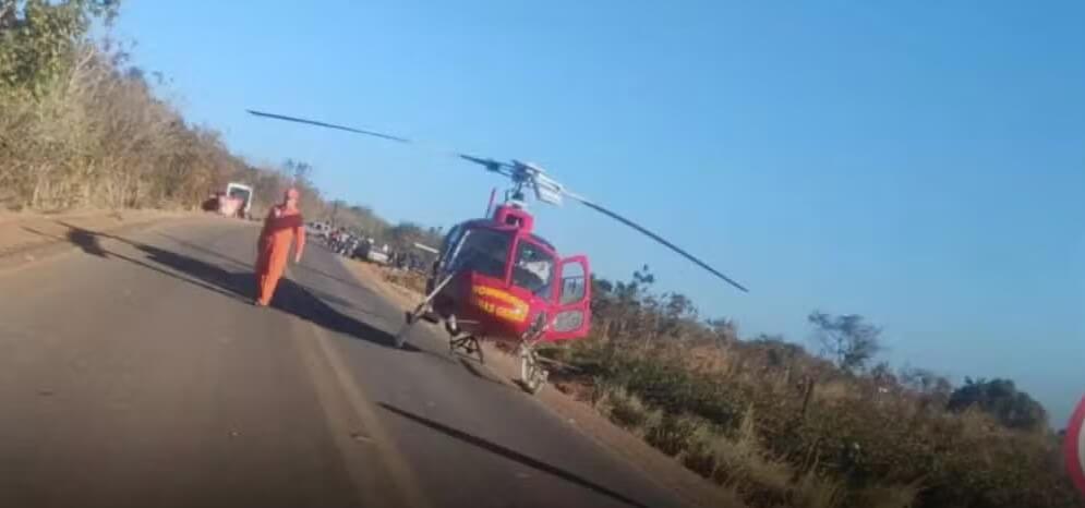 Motociclista atropelado por carro na LMG-651