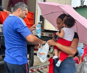 Mães são cadastradas para o Leite da 1ª Infância