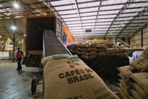 Exportações de café caem, mas receita atinge recorde histórico