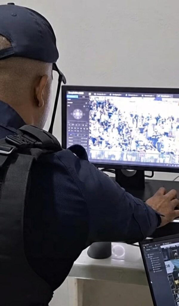 Segurança reforçada dentro e fora do Estádio Juvenção