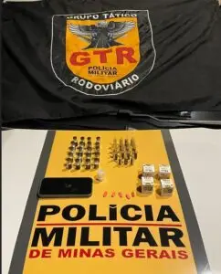 apreendidas em ônibus na LMG-653