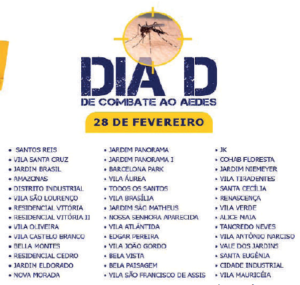 GRANDE SANTOS REIS recebe mutirão CONTRA A DENGUE