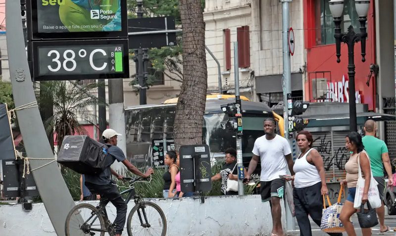 Nas capitas, a temperatura máxima esperada é de 35°C, em Belo Horizonte, e a mínima é de e 28°C, no Rio de Janeiro