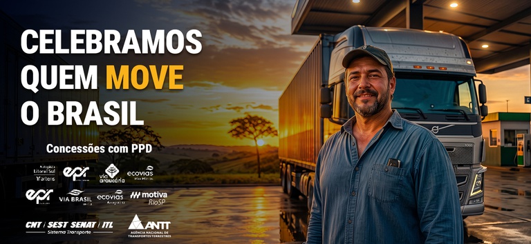 Todos os dias, milhares de profissionais cruzam o país transportando alimentos, medicamentos, combustíveis, matérias-primas e outros produtos essenciais