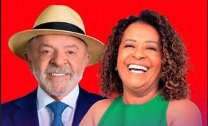 Presidente Luiz Inácio, com a deputada Leninha, visita a cidade pela primeira vez neste ano