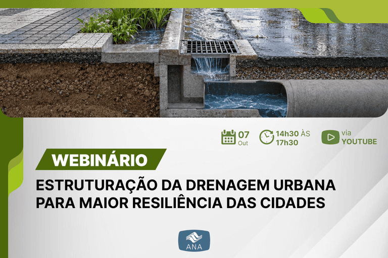 Aberto ao público, o evento será transmitido ao vivo pelo canal da ANA no YouTube e reunirá especialistas para discutir estratégias de adaptação