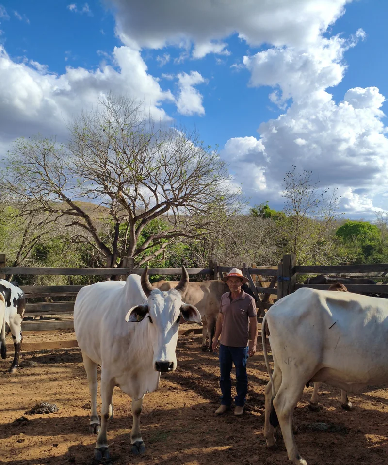 Denílton Alves, produtor rural de Claro dos Poções