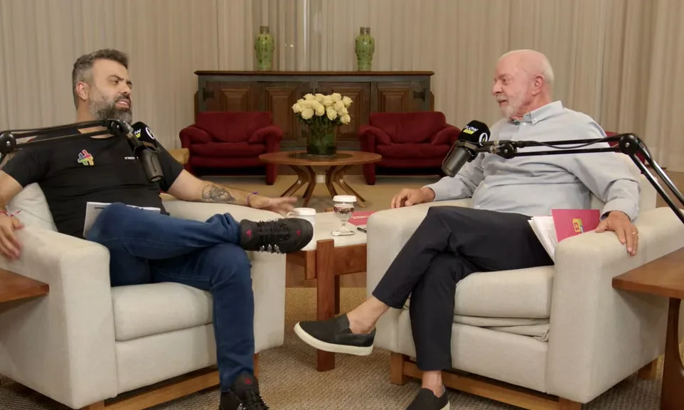 Presidente participa de entrevista em podcast após cancelamento de debate na TV